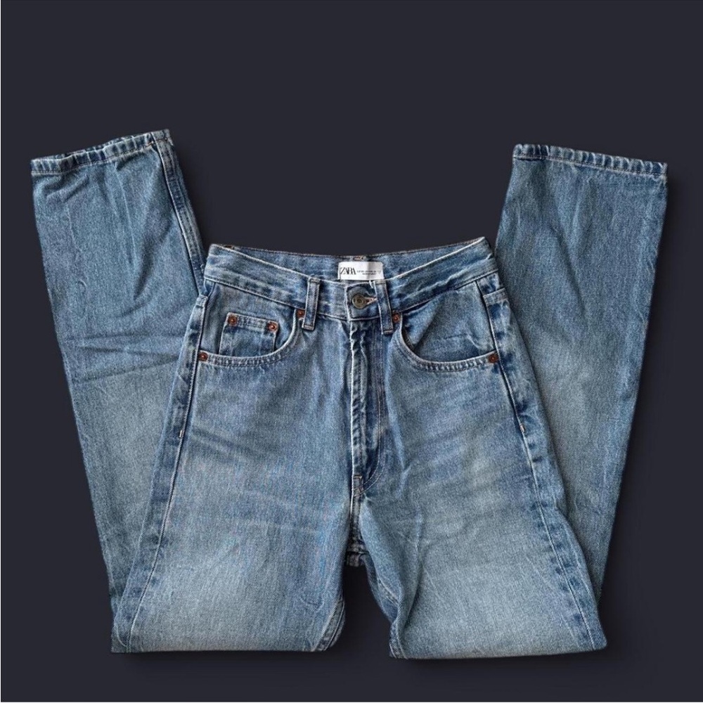 🐻‍❄️Zara Straight Leg Denim Size 0 Great Condition 🐻‍❄️